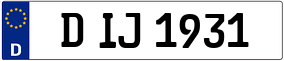 Truck License Plate